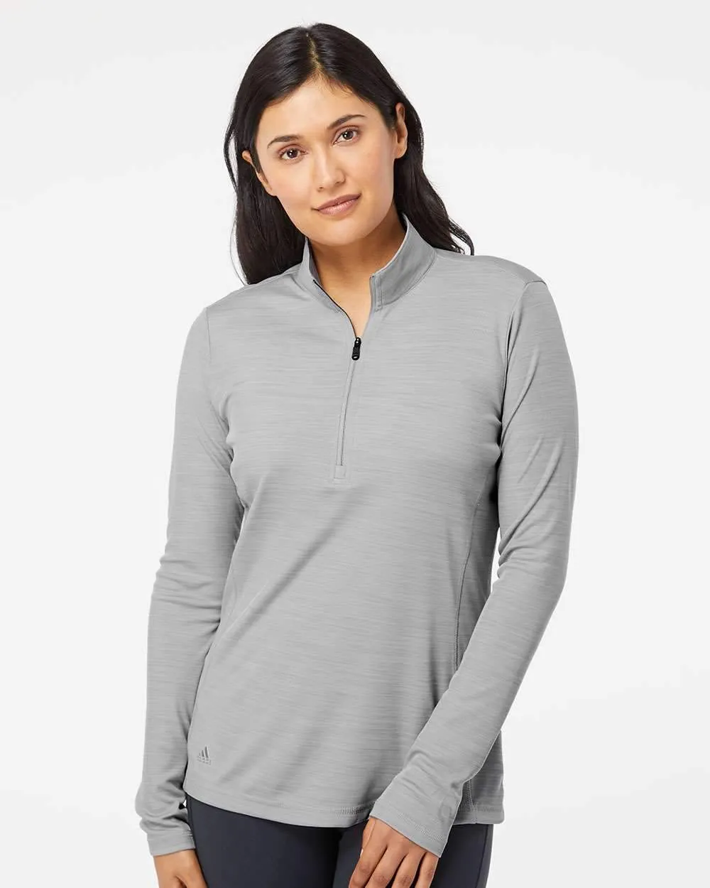 adidas - Women's Lightweight Mélange Quarter-Zip Pullover