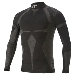 ALPINESTARS 4755020_106_XL/XXL ZX EVO v2 LS TOP underwear, FIA 8856-2018, black/grey, size XL/XXL