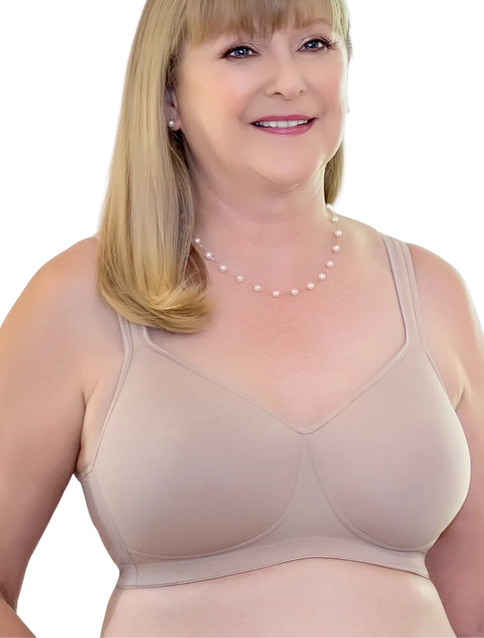 American Breast Care 126 Contour T-Shirt Bra, Beige | Mastectomy T-Shirt Bra | Beige Mastectomy Tshirt Bras