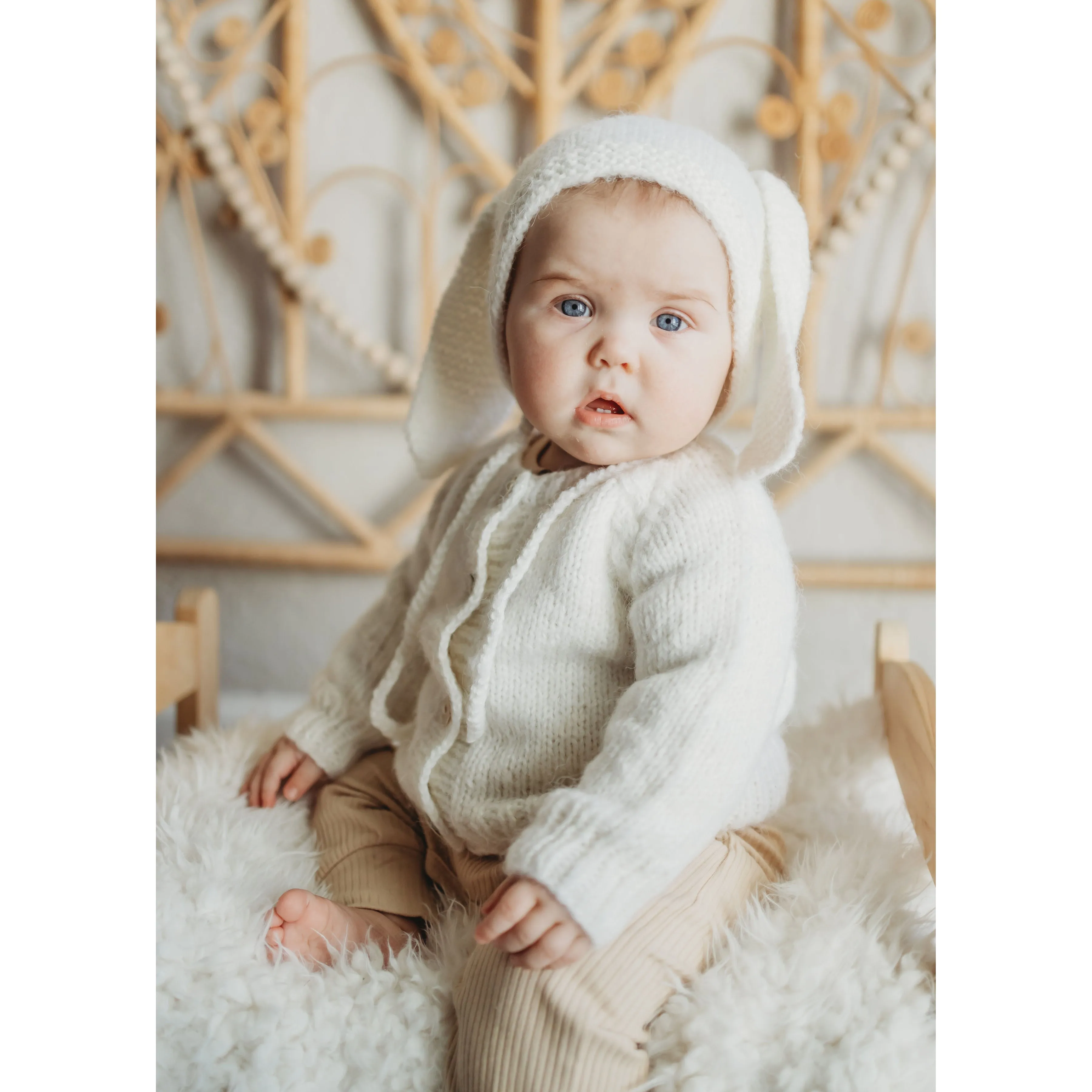 Angora Cardigan Sweater for Babies & Toddlers