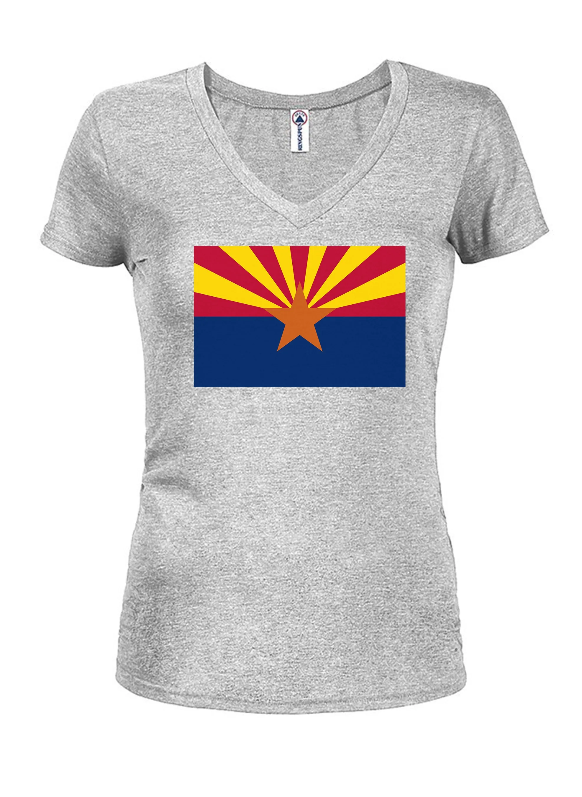 Arizona State Flag Juniors V Neck T-Shirt