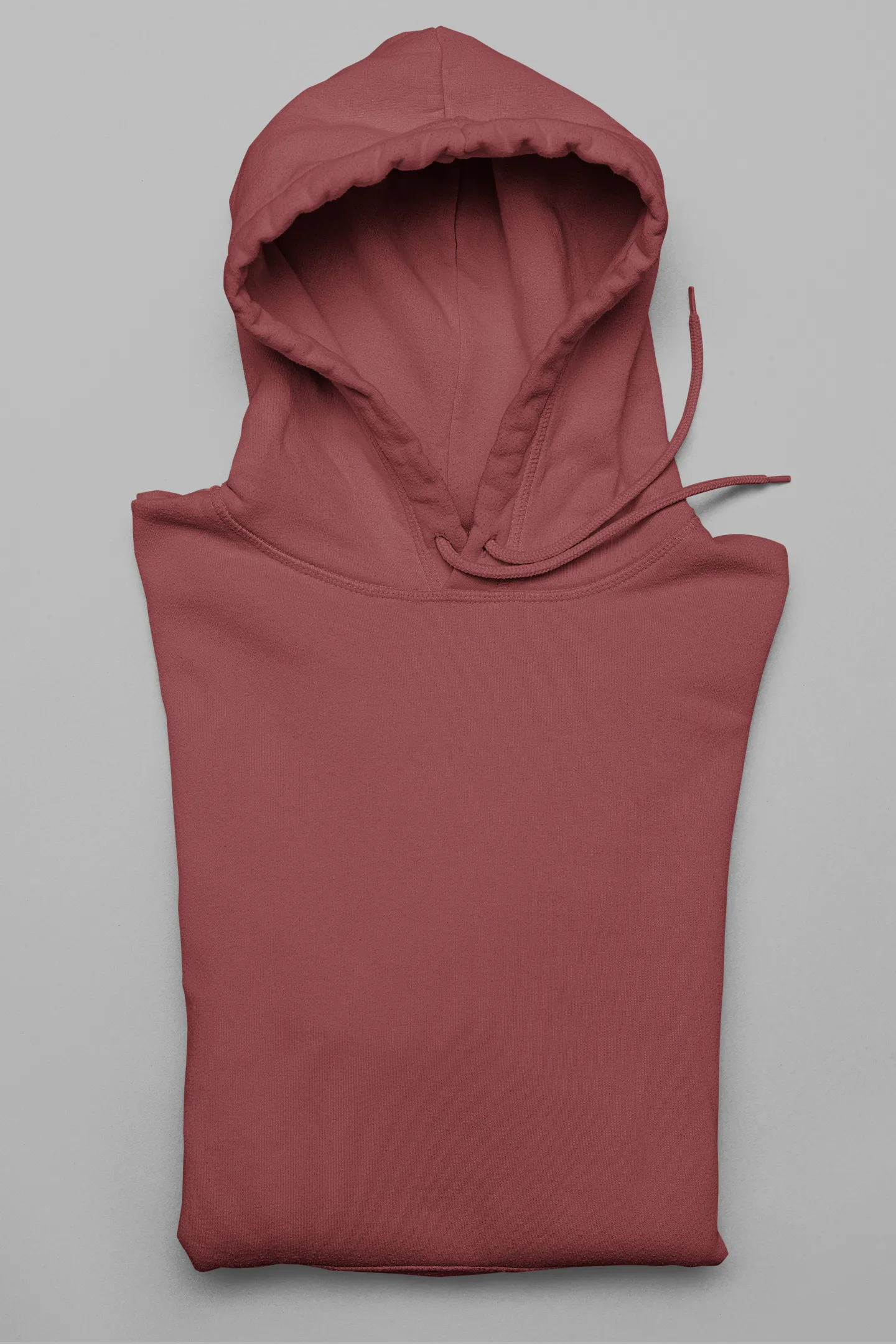 Basic Coral Red Winter Hoodies