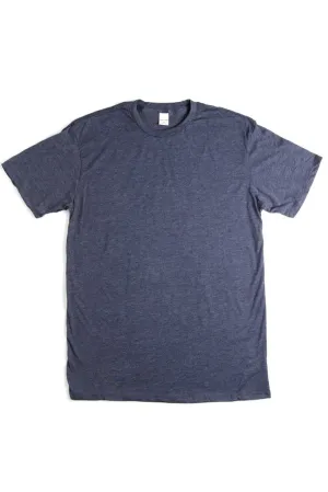 Basic Tee Heather Blue