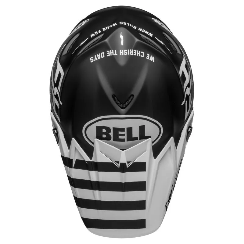 Bell Moto Moto-9S Flex Fasthouse Flex Crew Matte Black/White X-Large