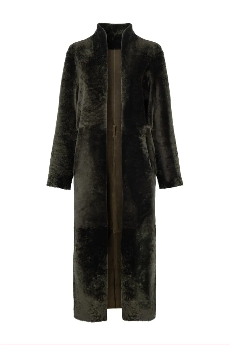 BELLA REVERSIBLE SHEARLING COAT