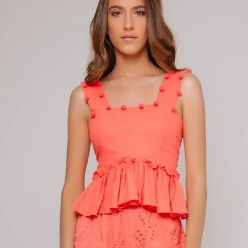 Bellini Peplum Top