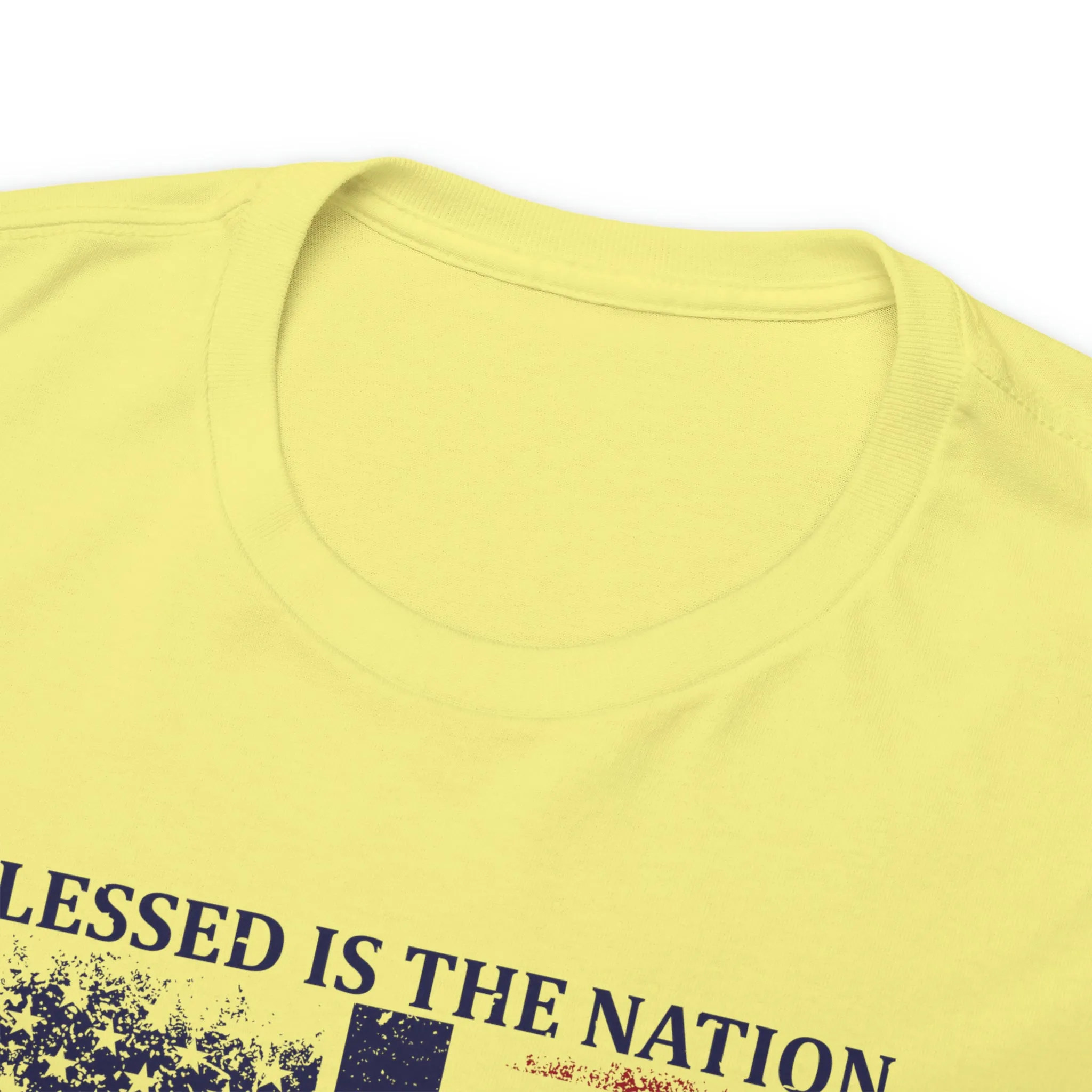 Blessed is the Nation Whose God is Lord (Psalm 33:12) Unisex T-Shirt