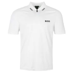 BOSS Philix MB 3 Polo Shirt in White