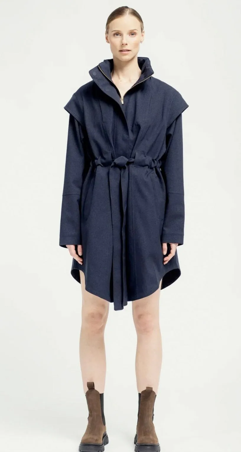 BRGN Monsun Coat Navy