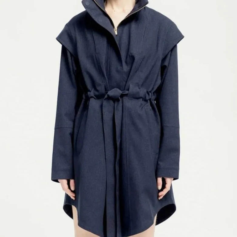 BRGN Monsun Coat Navy