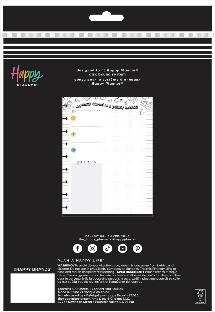 Bright Budget - Classic Block Notepad - 100 Sheets