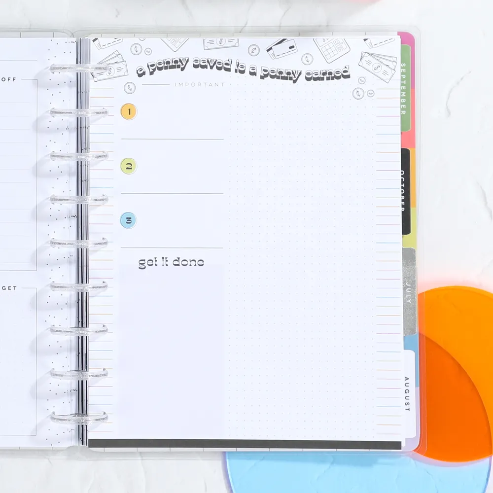 Bright Budget - Classic Block Notepad - 100 Sheets