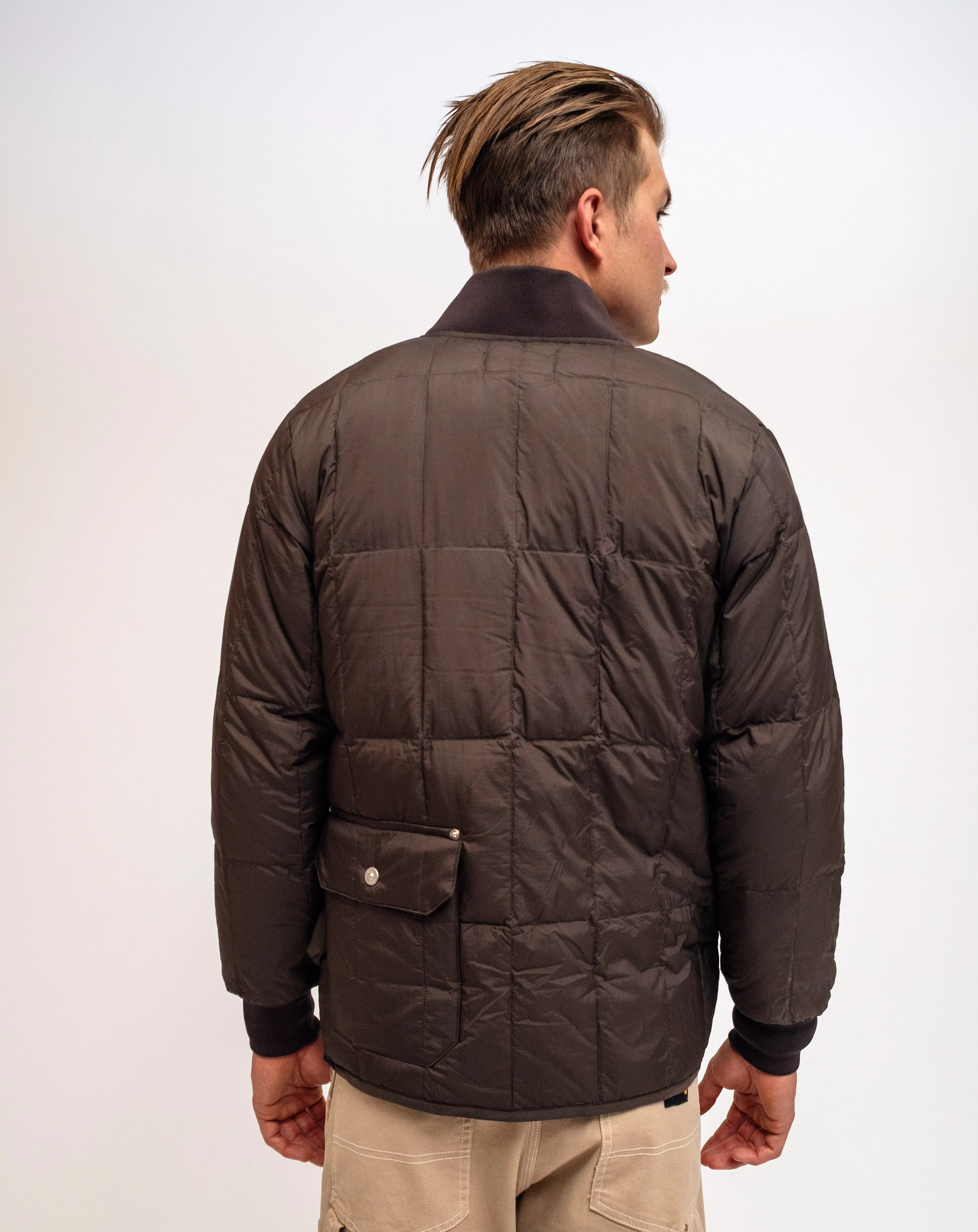 Brown Work Down Jacket