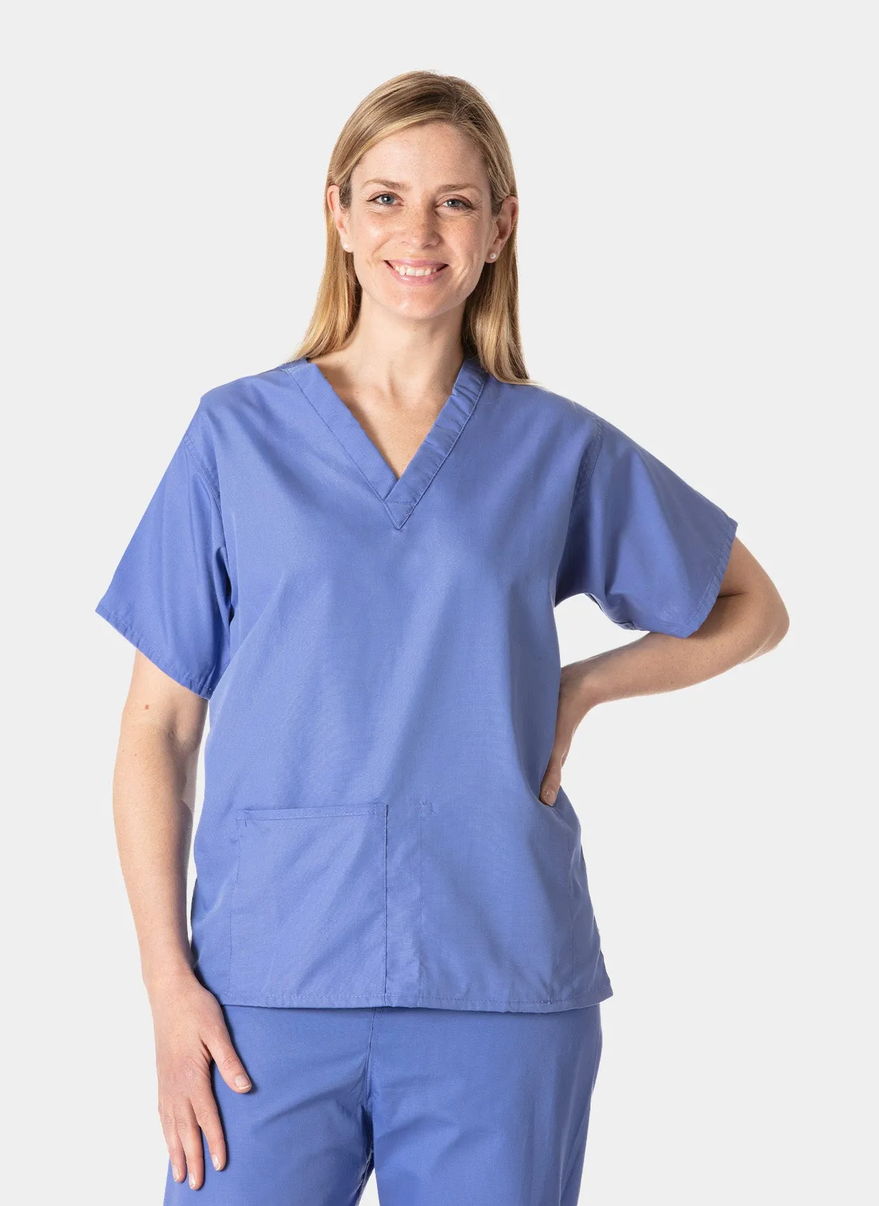 Budget Scrub Top - Ceil