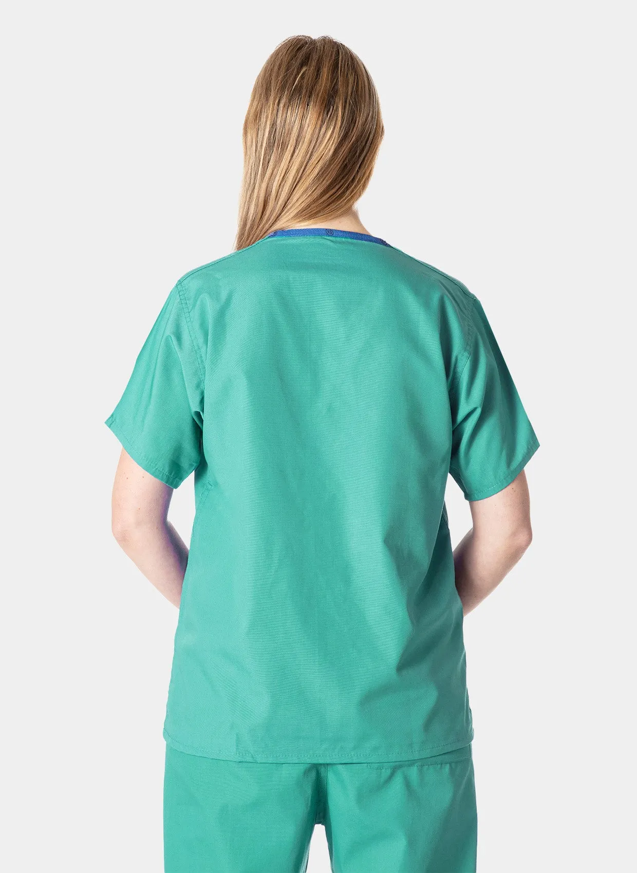 Budget Scrub Top - Mid Green