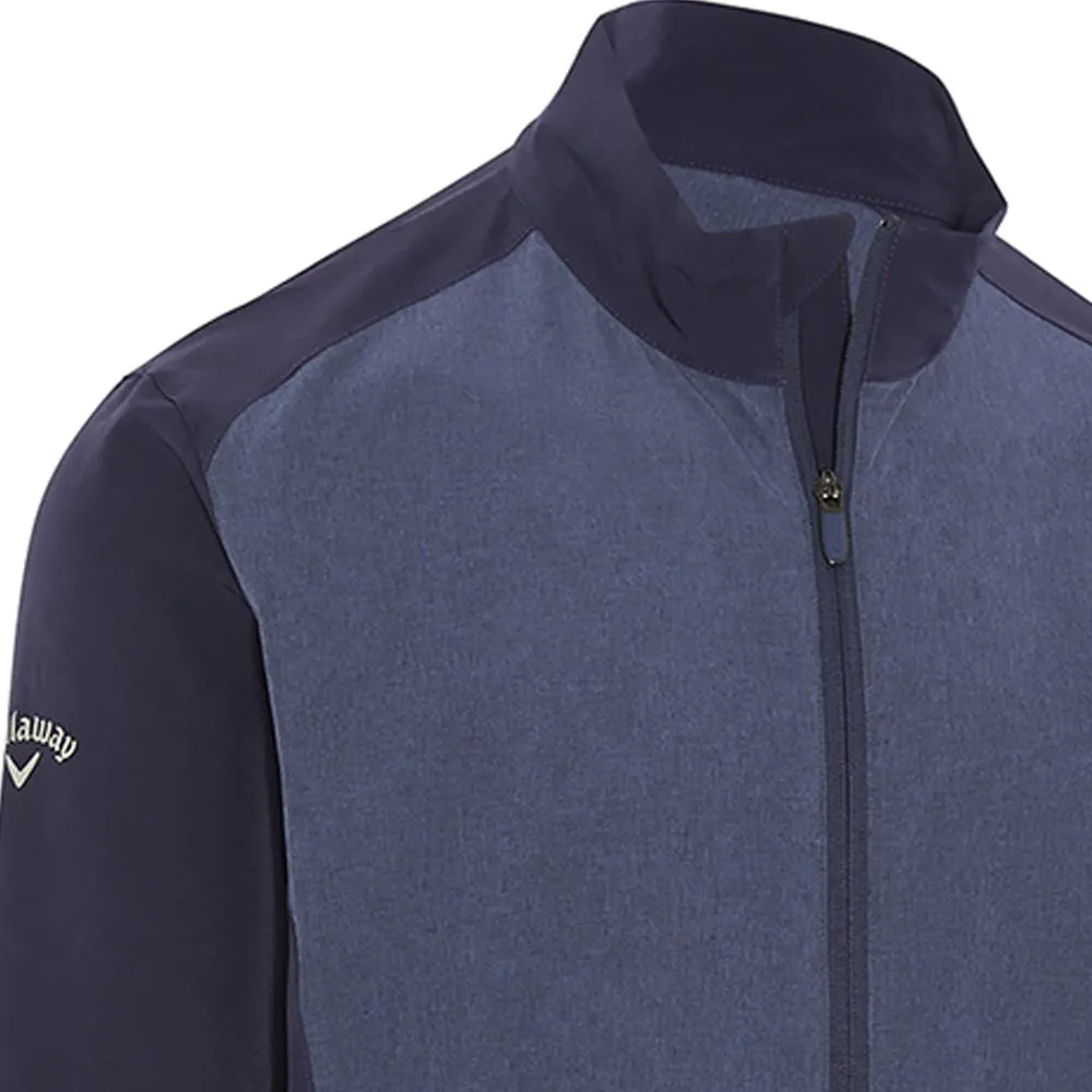 Callaway Full Zip Wind Jacket - Peacoat/Heather