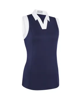 CALLAWAY Sleeveless Block Polo CGKSD034 Peacoat Navy