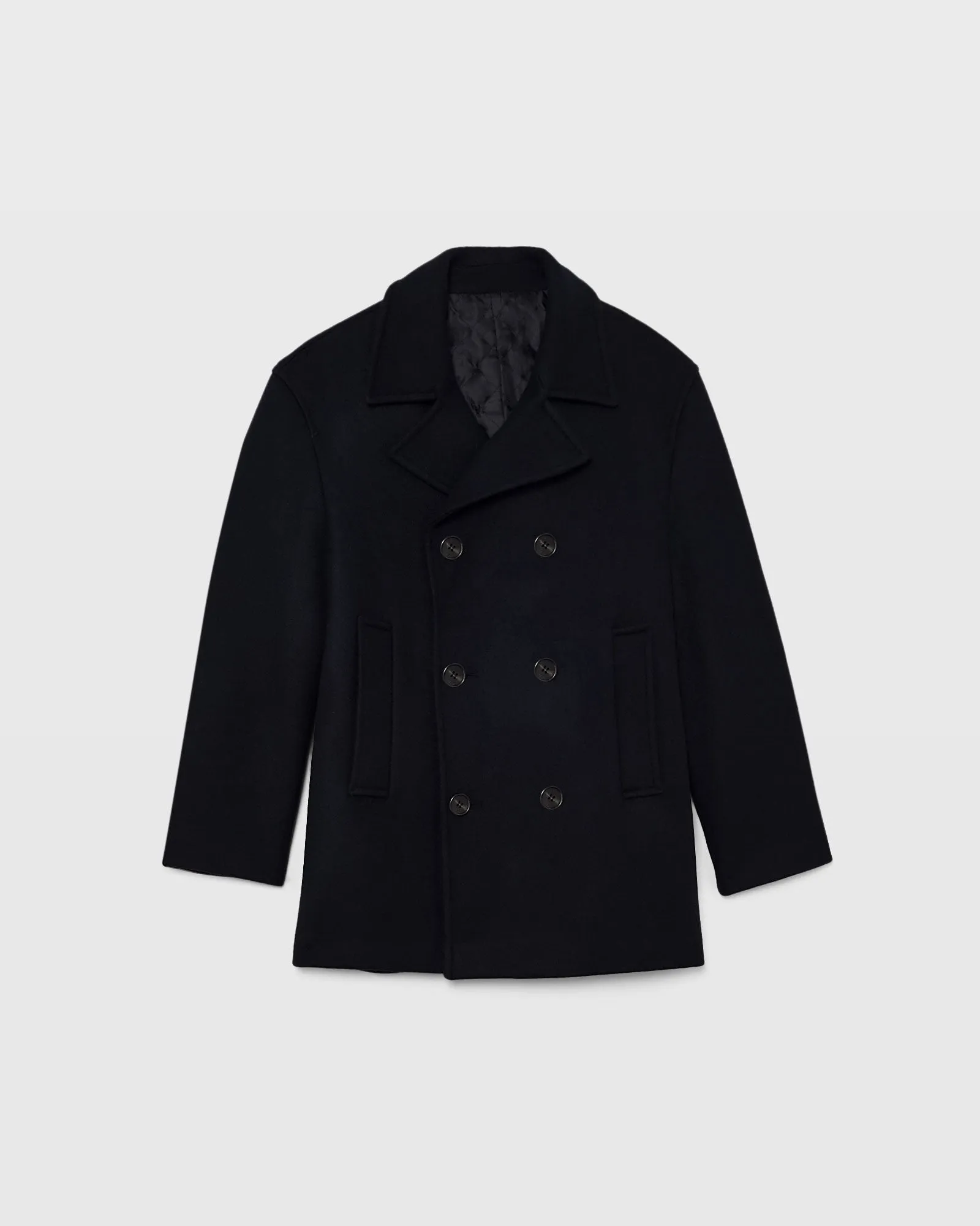 Capsule Wool Blend Peacoat