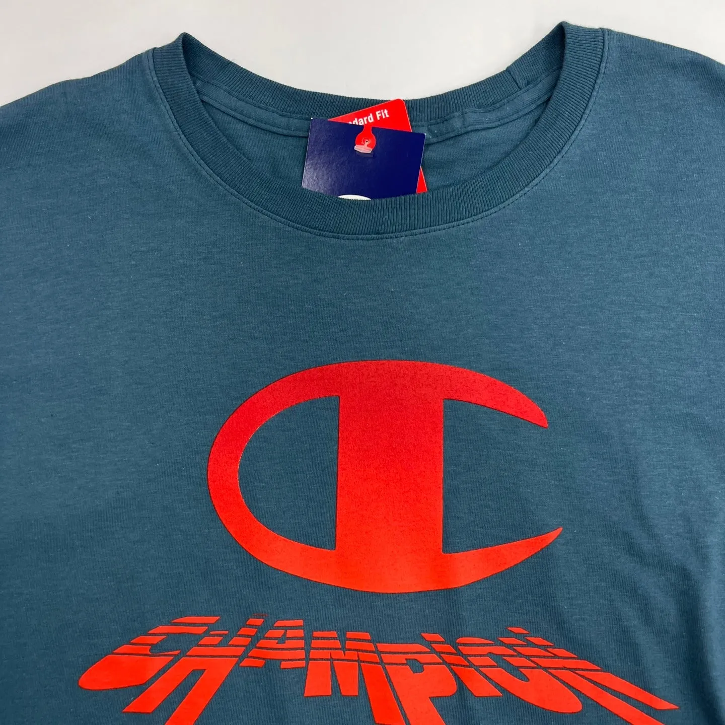 Champion Logo Typographic T-Shirt