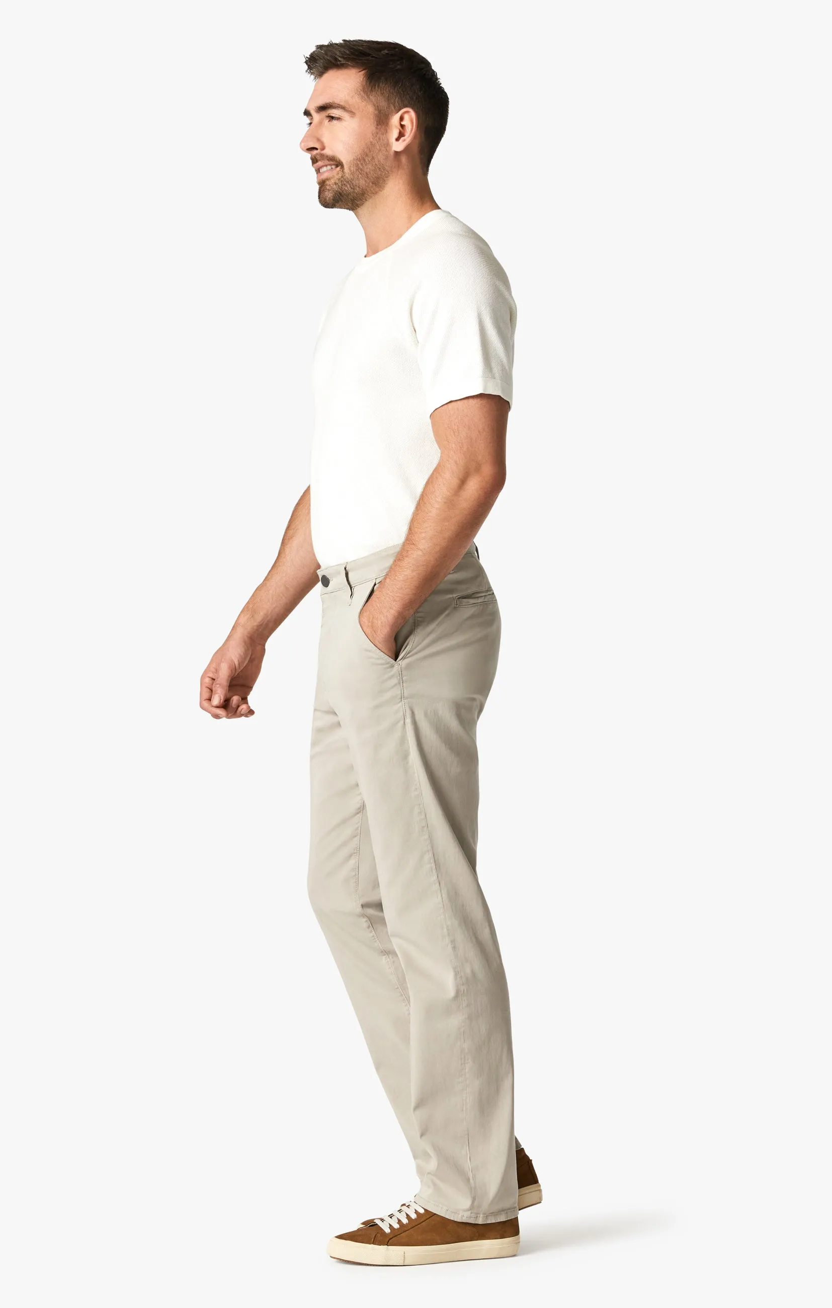 Charisma Relaxed Straight Chino Pants In Dawn Twill