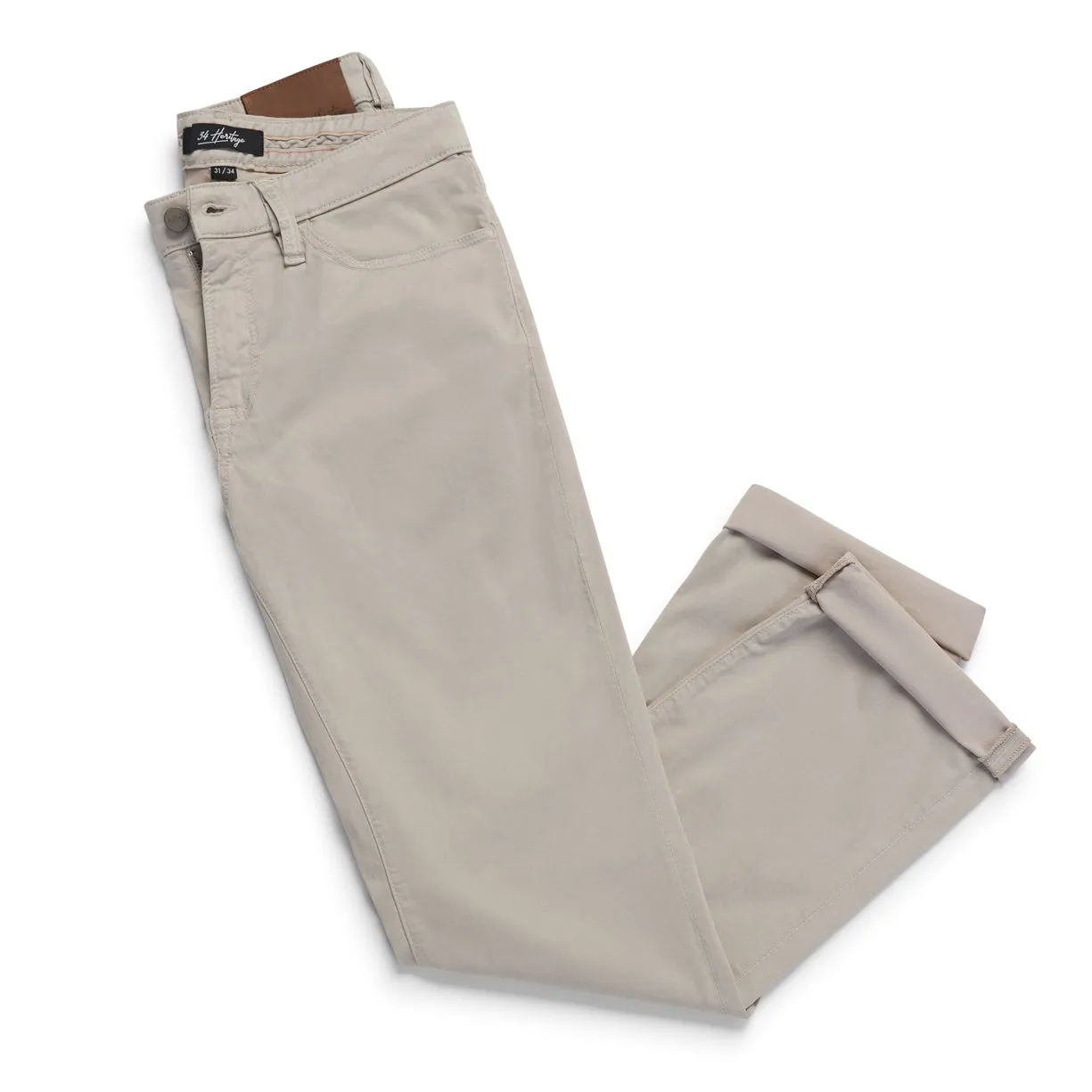 Charisma Relaxed Straight Chino Pants In Dawn Twill