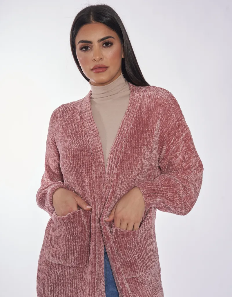 Chennille Knit Cardi