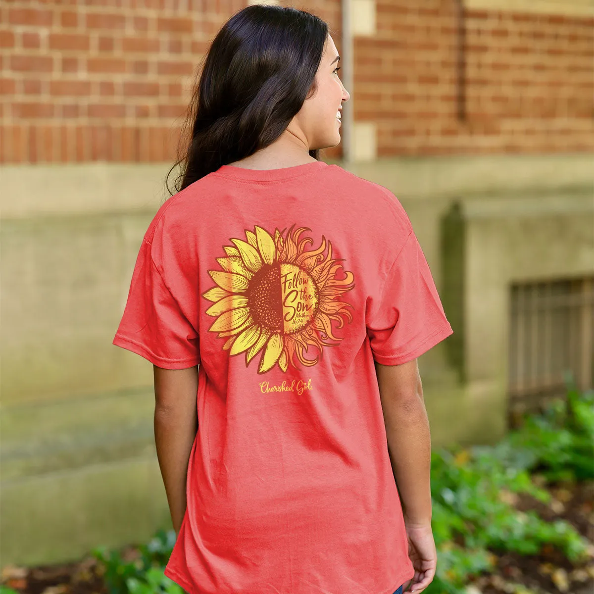 Cherished Girl Womens T-Shirt Sonshine Flower