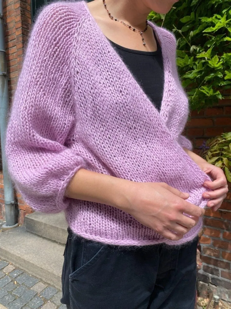 Chunky Easy Peasy Cardigan by Önling, No 4   silk mohair knitting kit (2 colors)