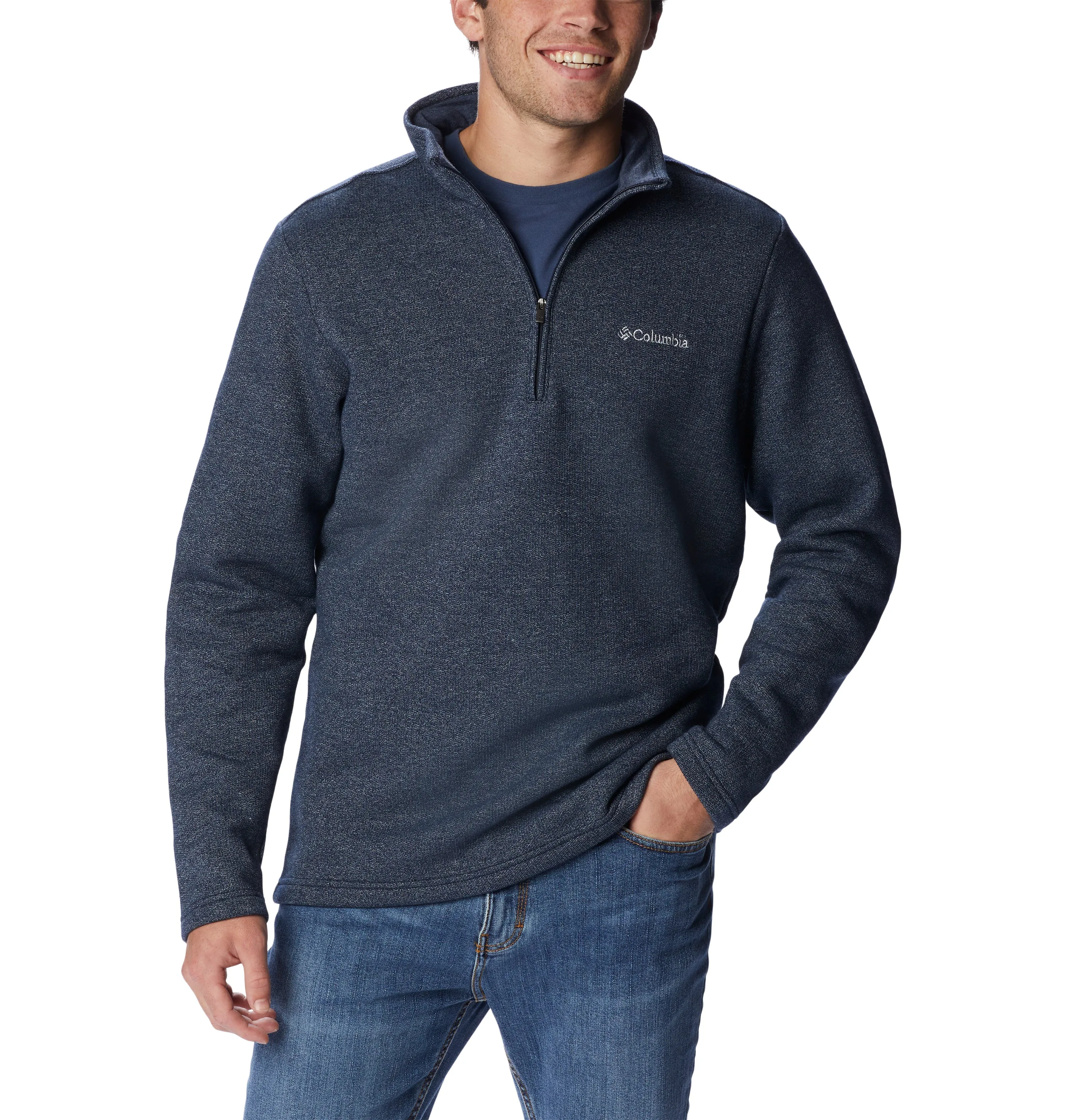 Columbia - Men's Great Hart Mountain III Half Zip Pullover