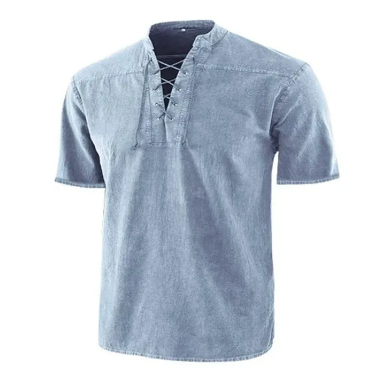 Coofandy V Neck Short Sleeve Shirt