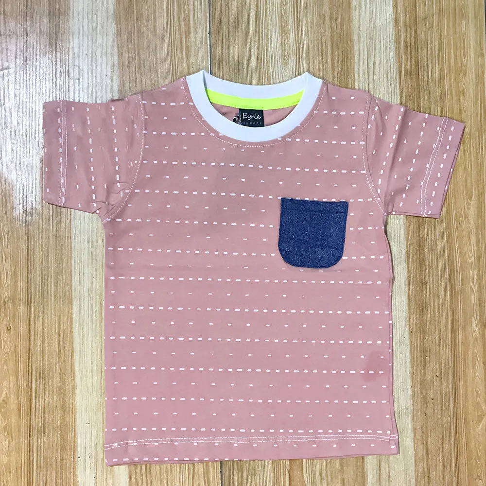 Coral Stripes T-Shirt