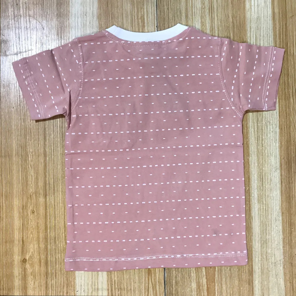 Coral Stripes T-Shirt