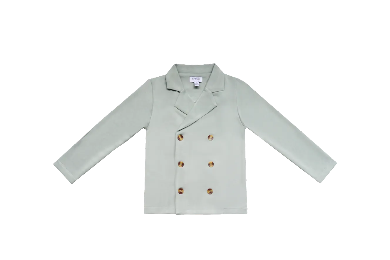 Crew Kids Sage Knit Blazer