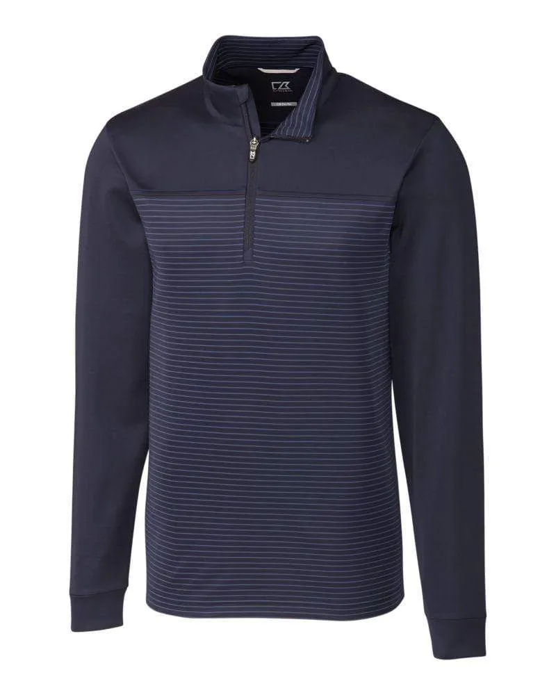 Cutter & Buck - Men's Traverse Stripe Quarter Zip