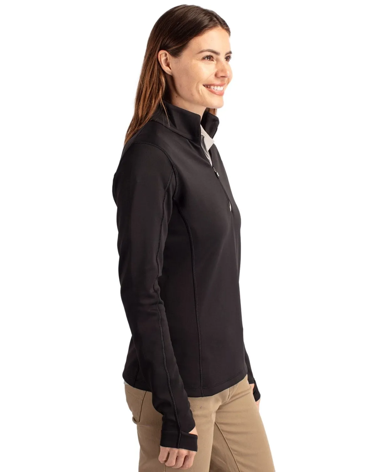 Cutter & Buck - Women's Traverse Stretch Quarter Zip