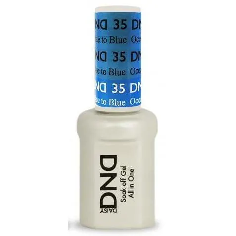 DND - Mood Change Gel - Ocean Blue to Blue 0.5 oz - #D35