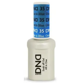 DND - Mood Change Gel - Ocean Blue to Blue 0.5 oz - #D35