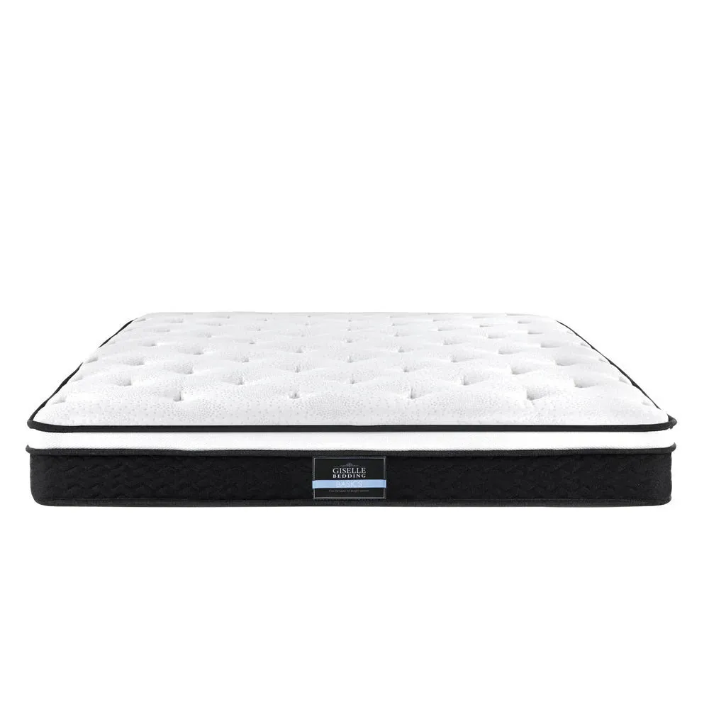 Double Package | Albany Boucle Bed Frame & Bonita Pillow Top Mattress (Medium Firm)