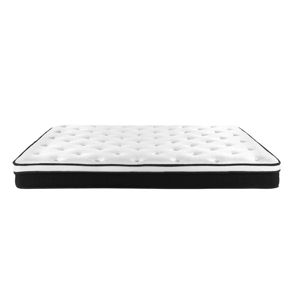 Double Package | Albany Boucle Bed Frame & Bonita Pillow Top Mattress (Medium Firm)