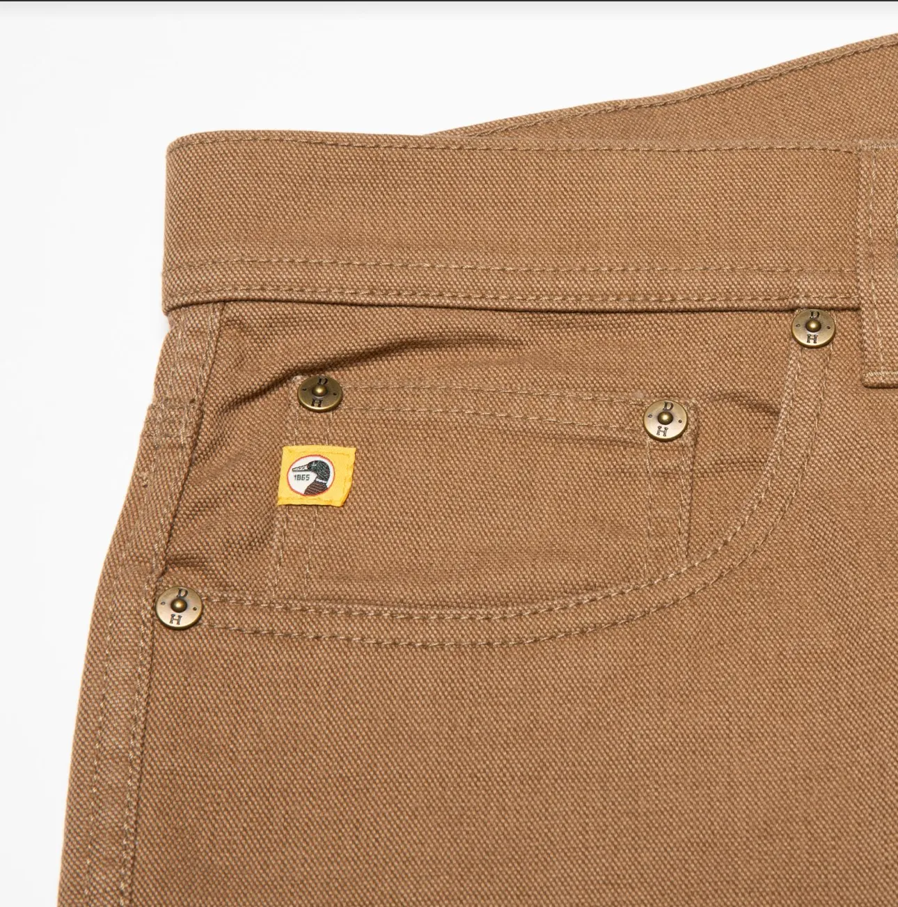 Duck Head 1865 Five-Pocket Field Canvas Pants Buckskin