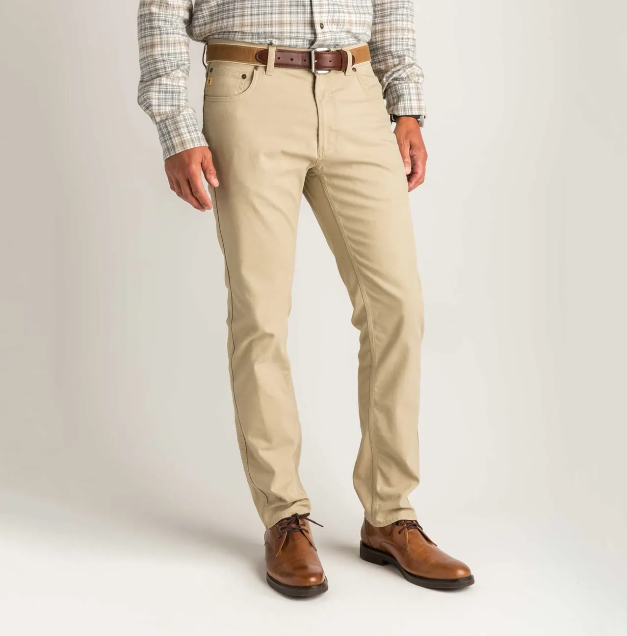 Duck Head 1865 Five-Pocket Field Canvas Pants Lymestone