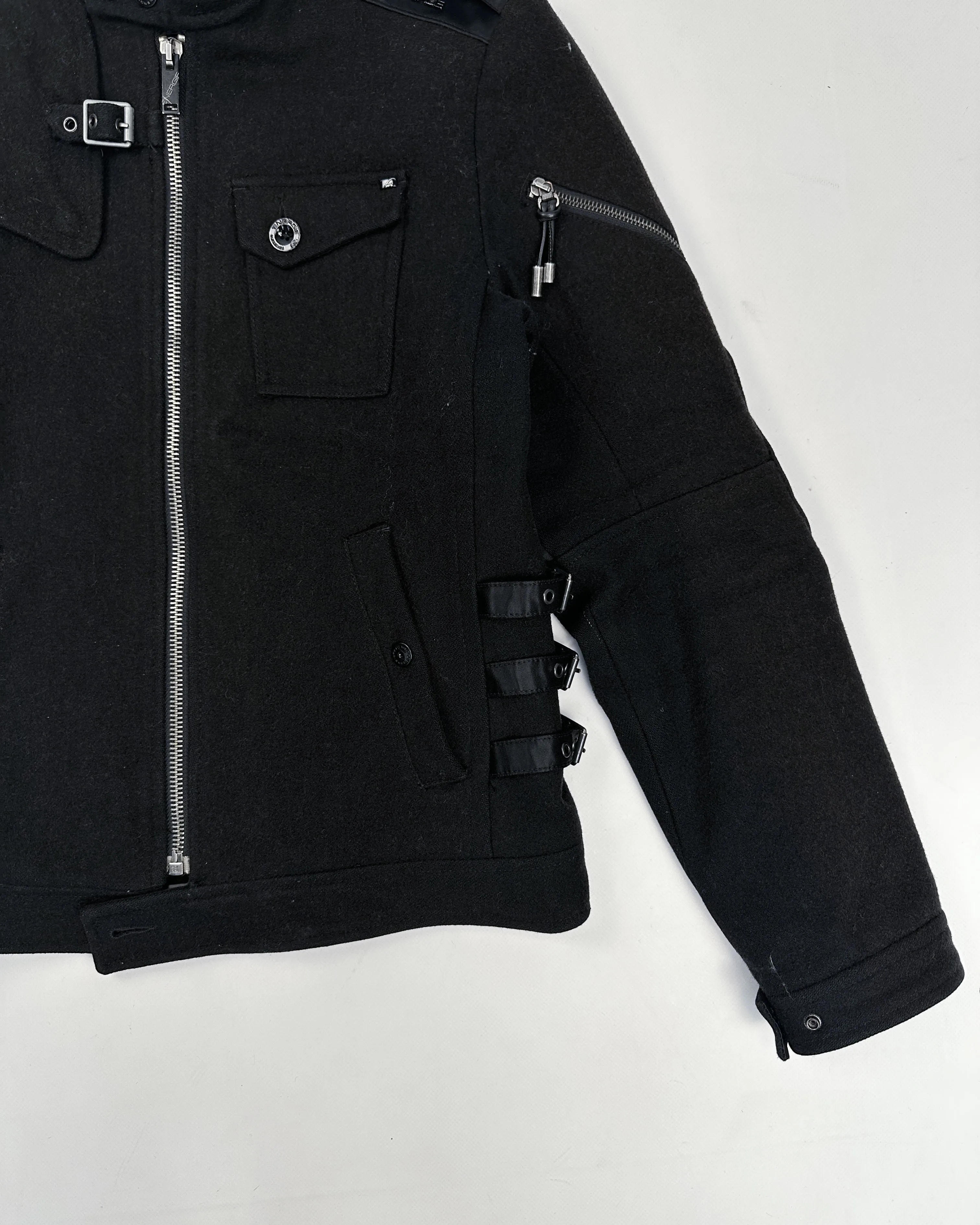 Energie Bondage Black Wool Jacket 2000's