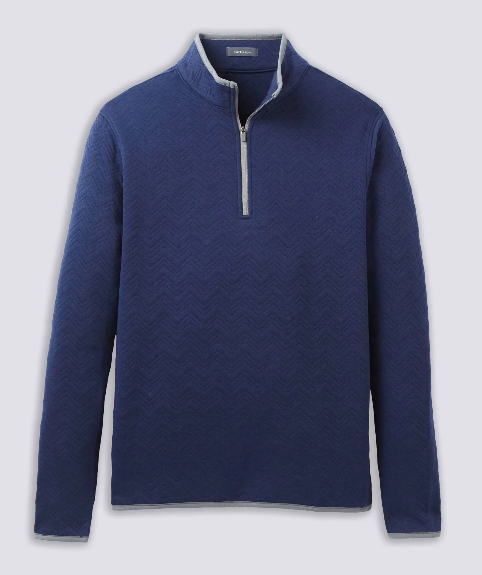 Erwin Quilted Quarter-Zip Pullover