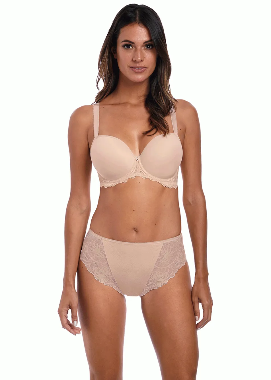 Fantasie Memoir Bras Underwire Molded T-Shirt Bra, Natural Beige