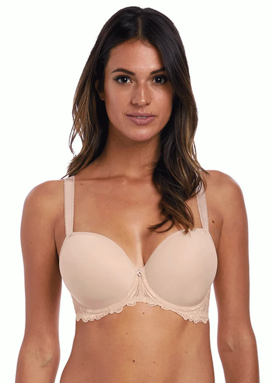 Fantasie Memoir Bras Underwire Molded T-Shirt Bra, Natural Beige