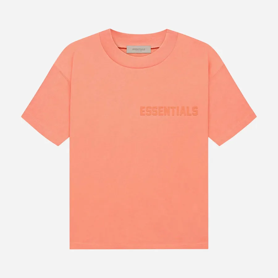 FEAR OF GOD ESSENTIALS T-SHIRT CORAL