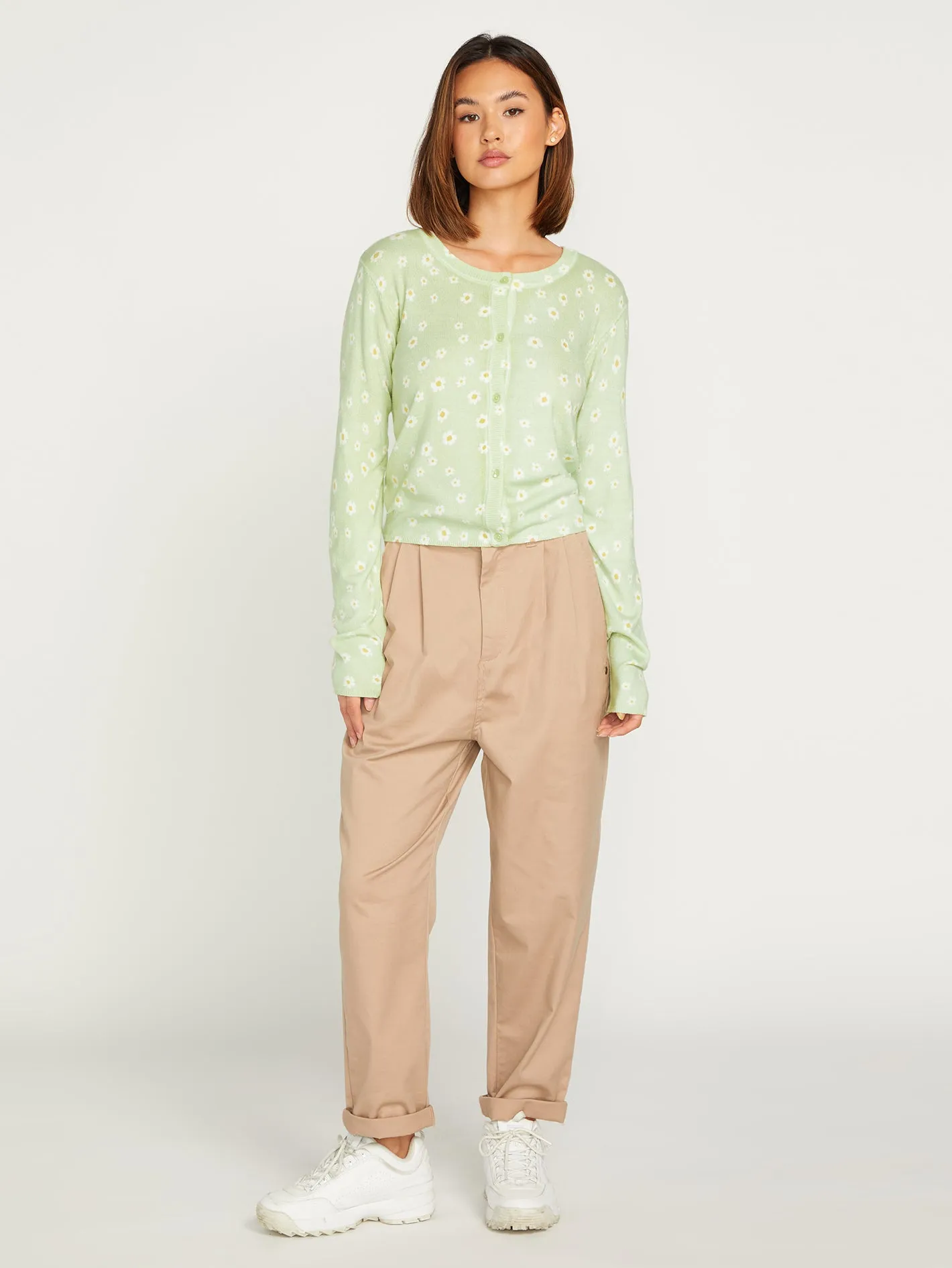 Fleurality Sweater - Sage