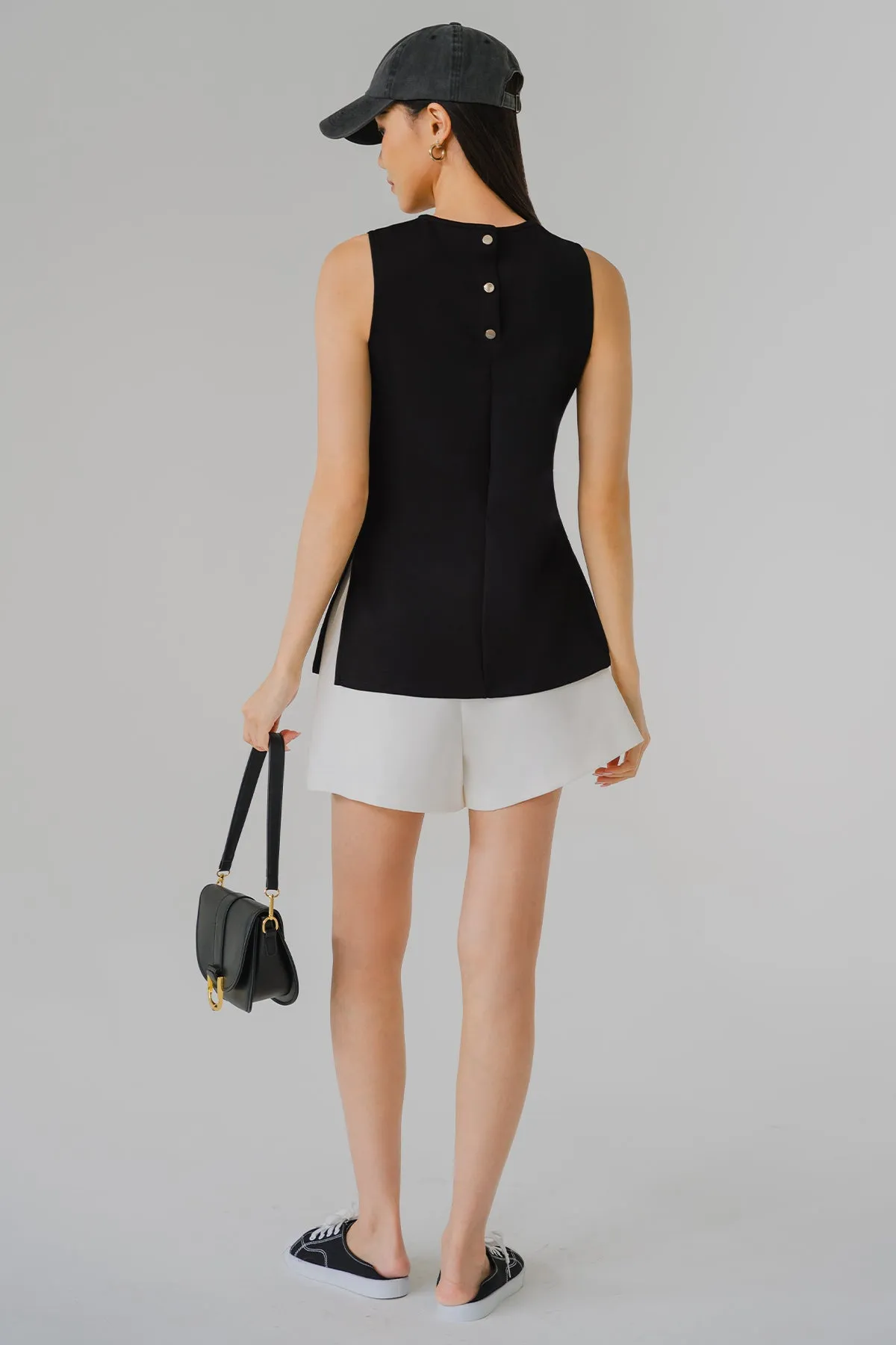 Flo Belted Top (Black)