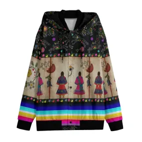 Floral Ledger Sisters Men's Varsity Jacket