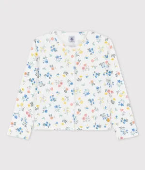 Flower Print Organic Cotton Cardigan